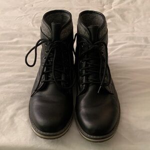 Sonoma Men's Black Lace-Up Boots